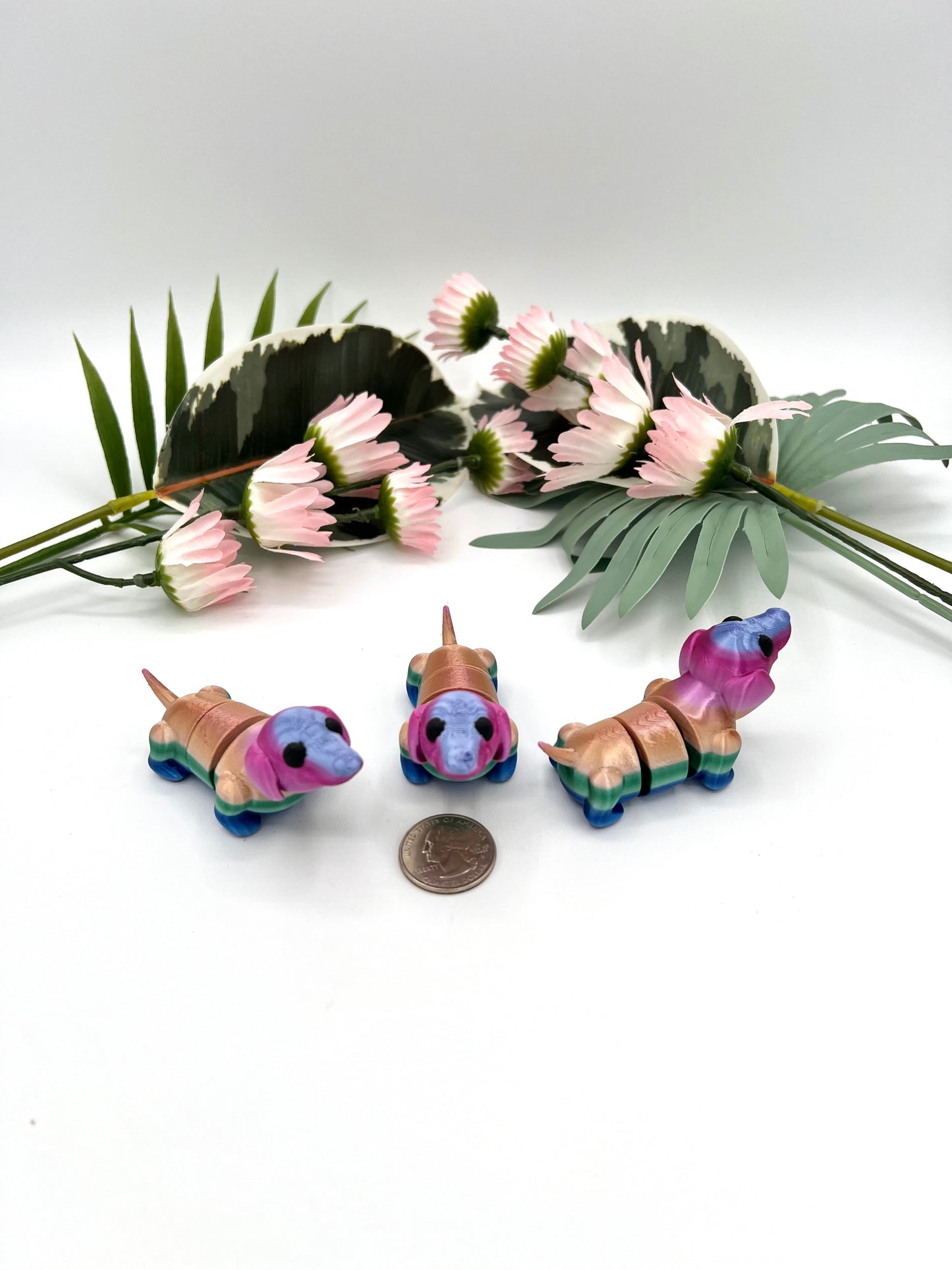 3D Mini Wiener Dog (Dachshund)