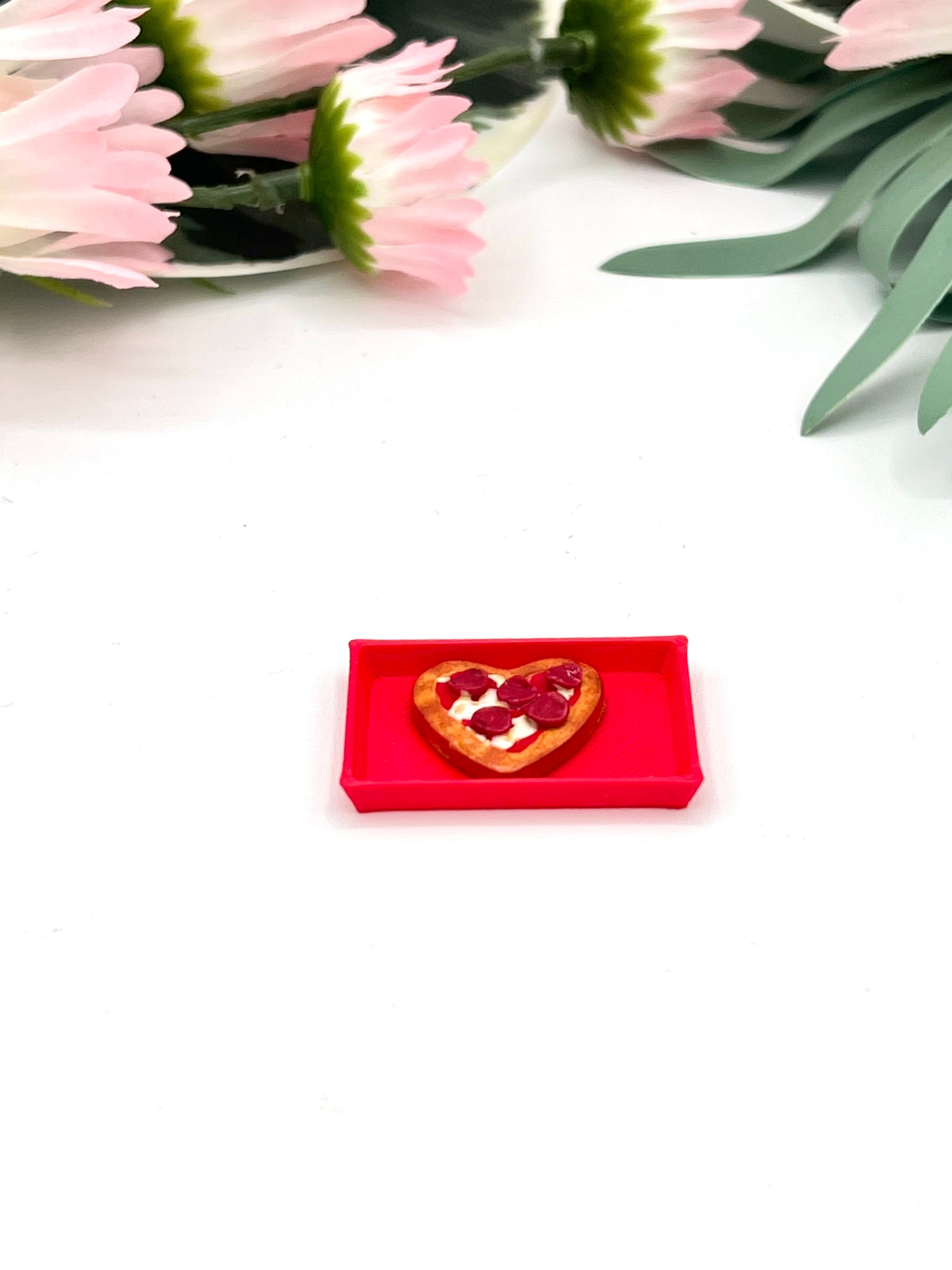 Handmade Miniature Heart Pizza