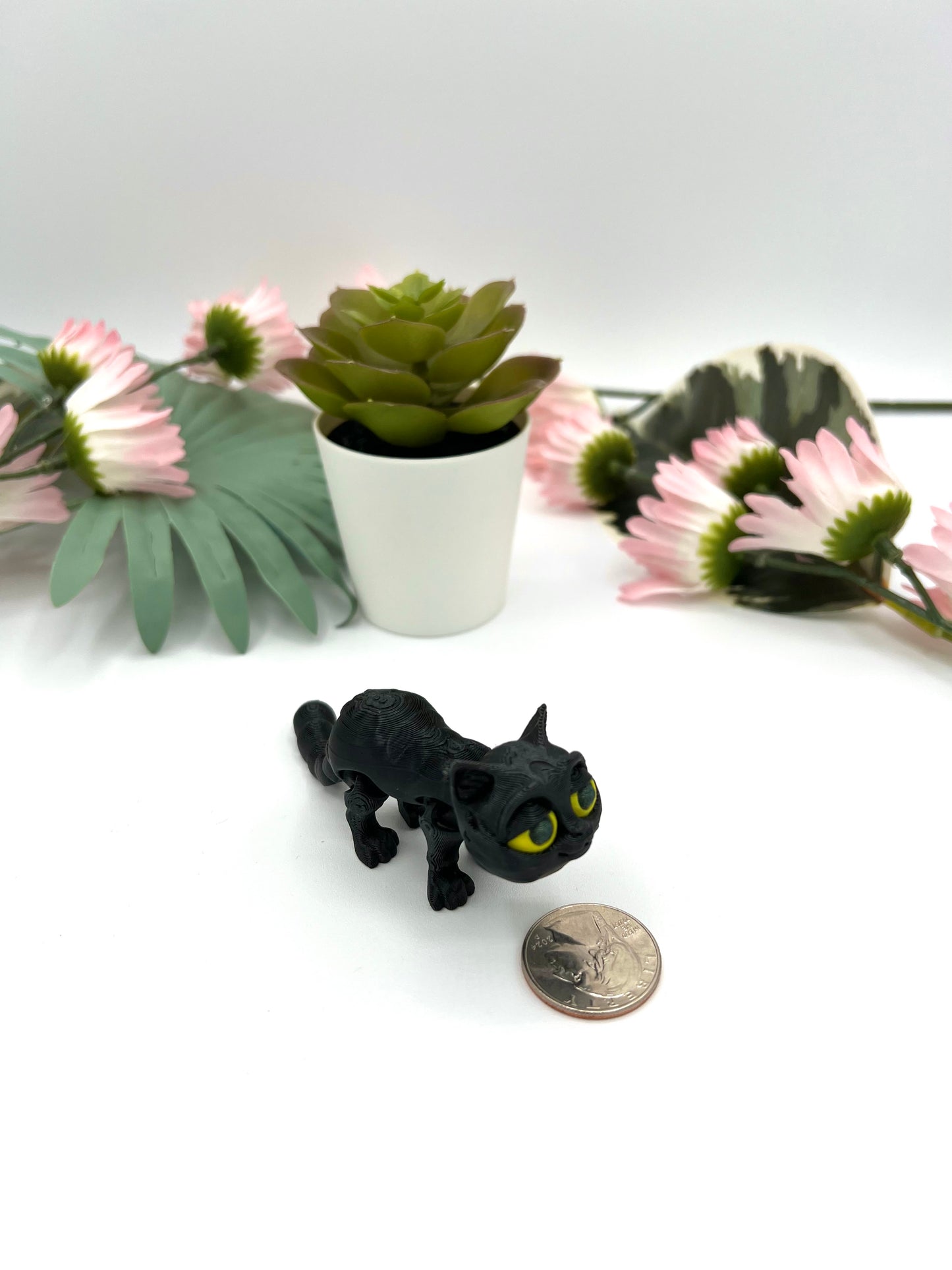 Mini 3D Black Cat