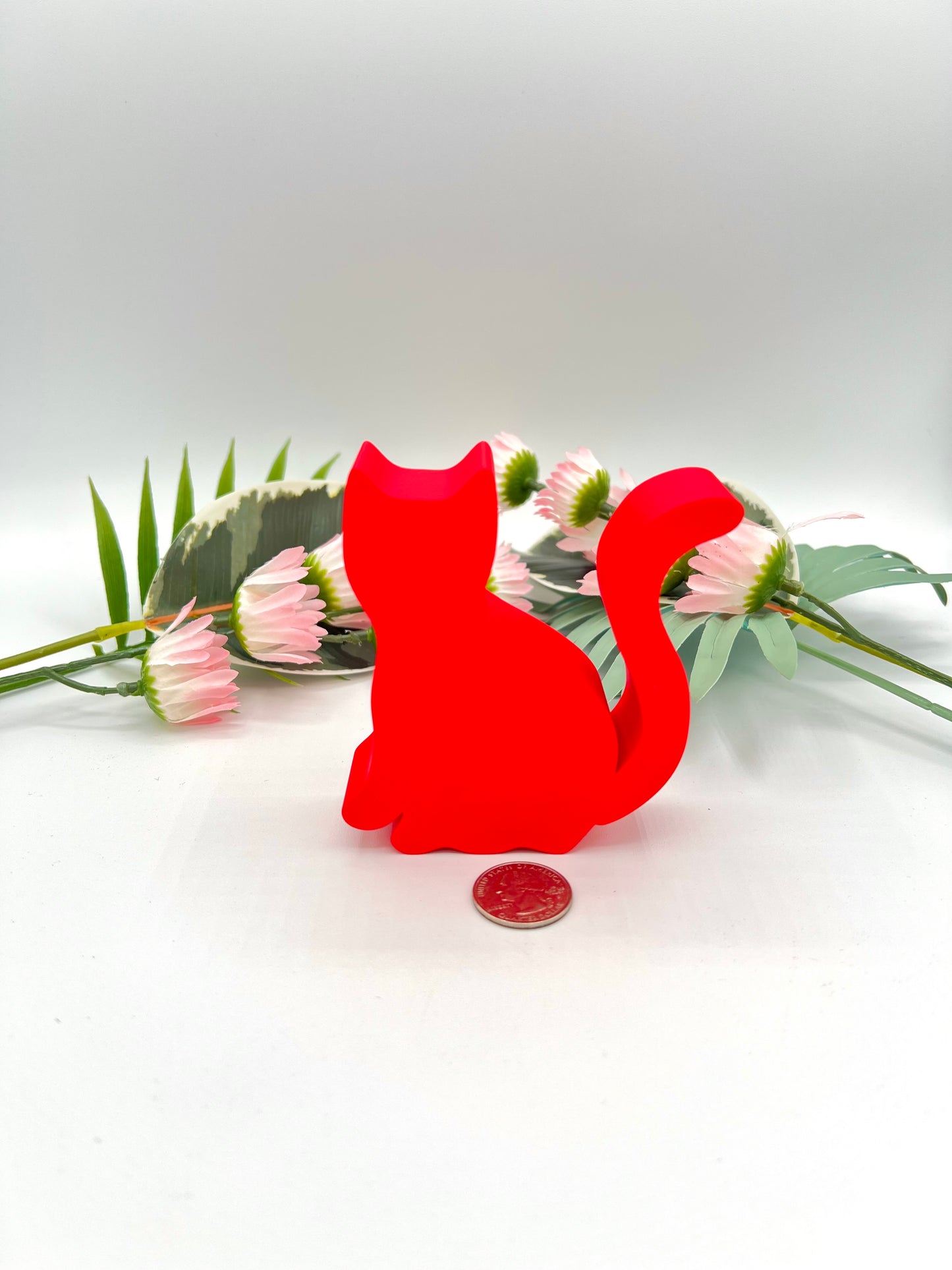 3D Miniature Cat Shelf (Valentine Red)