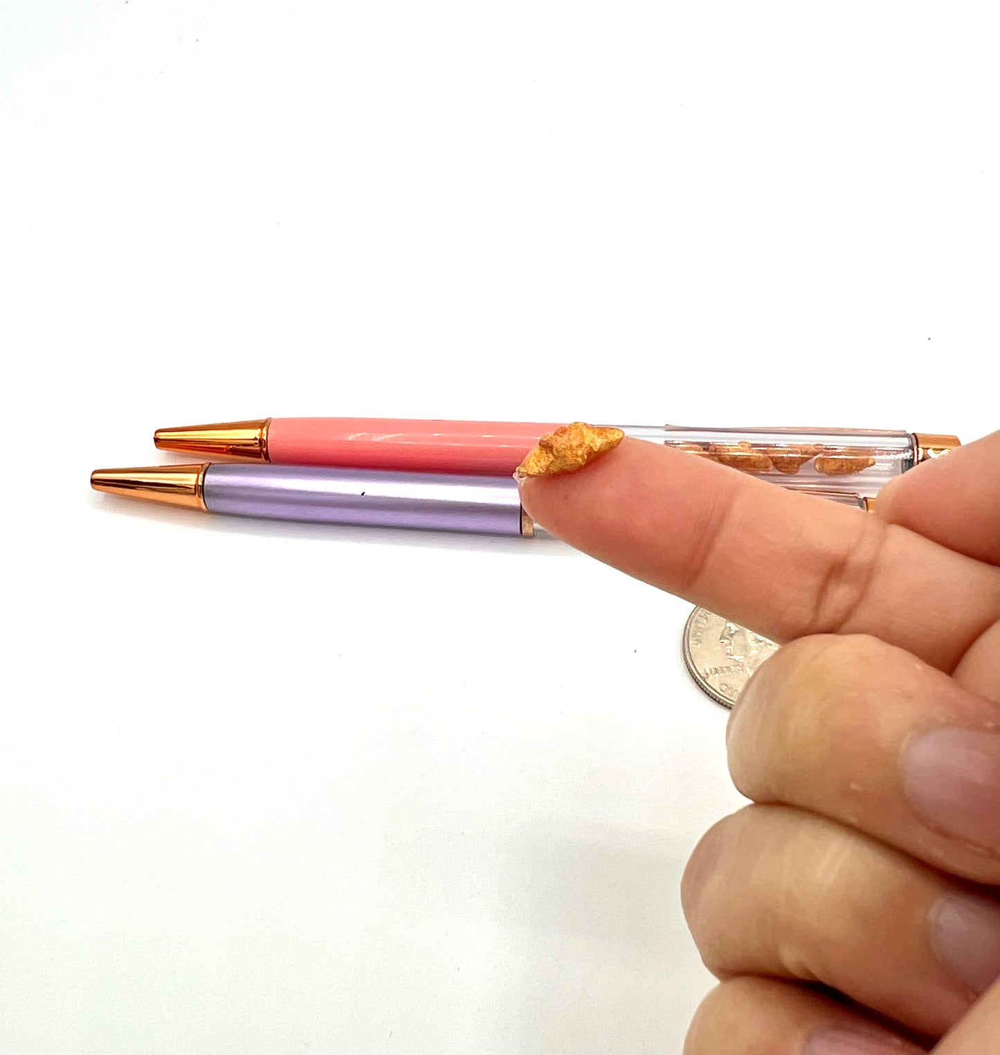 Handmade micro croissant pens