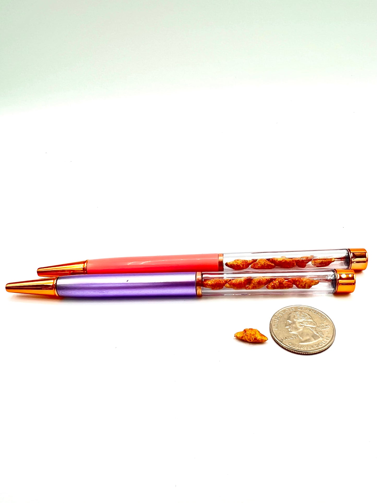 Handmade micro croissant pens