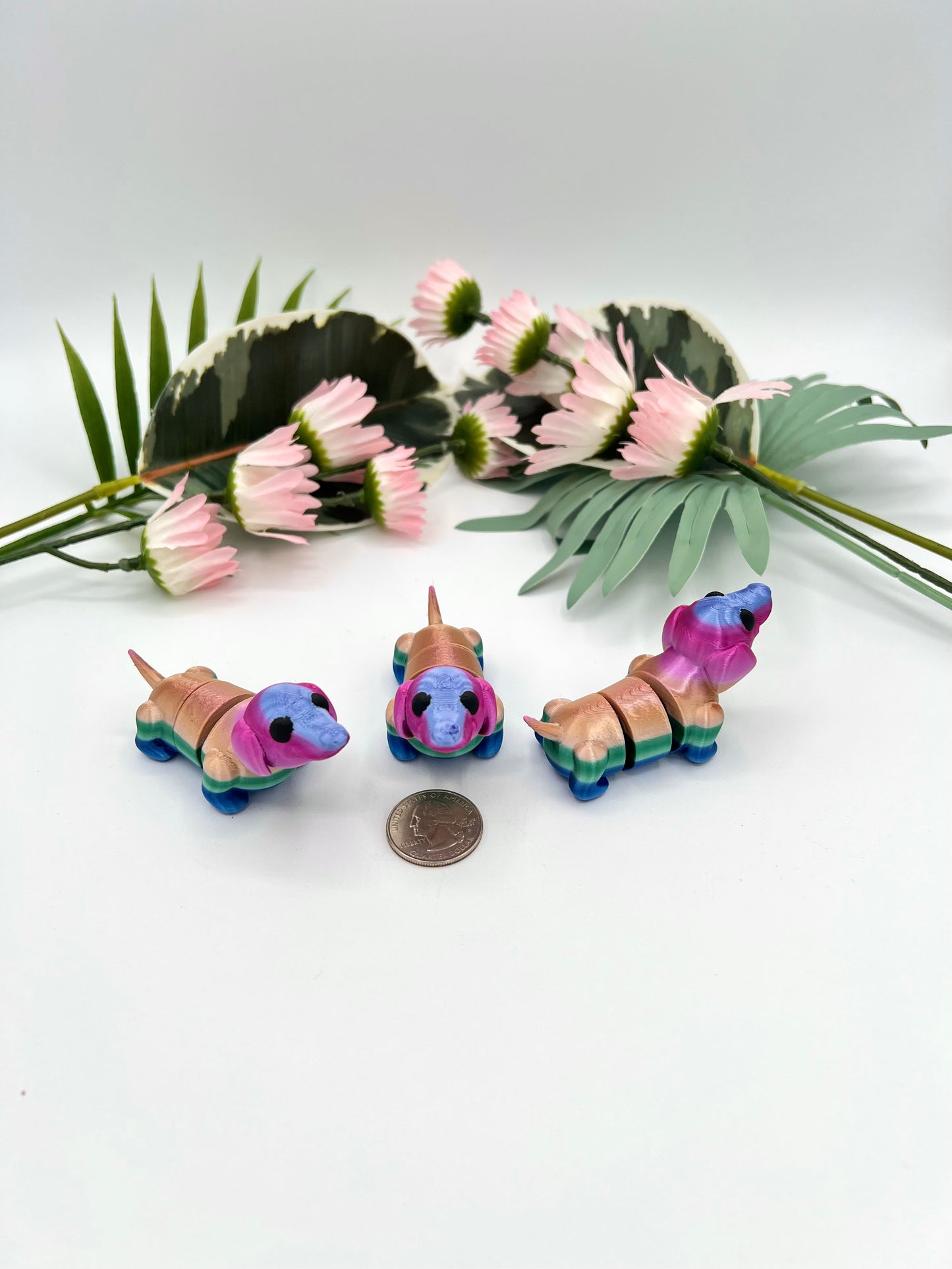 3D Mini Wiener Dog (Dachshund)