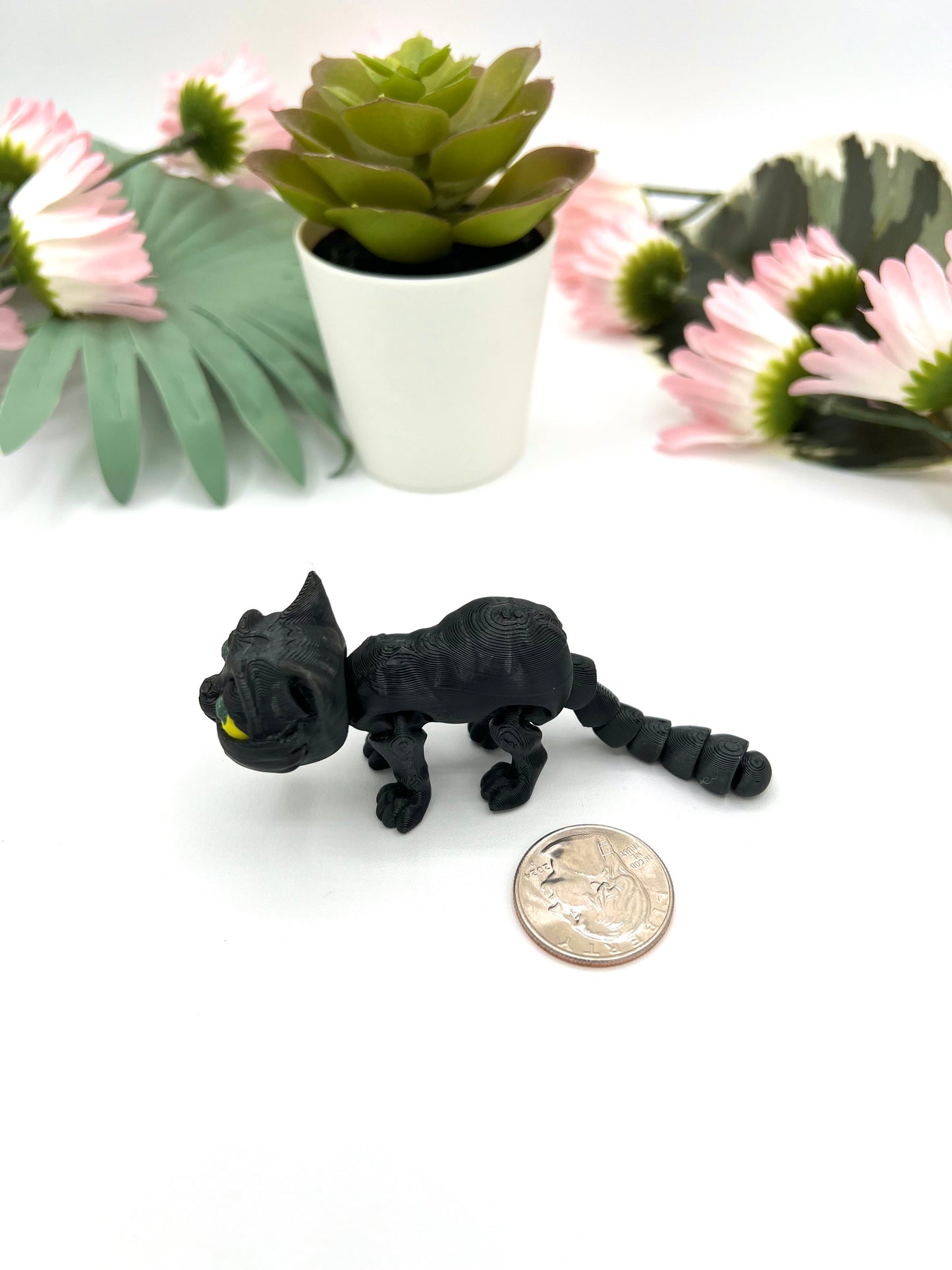 Mini 3D Black Cat