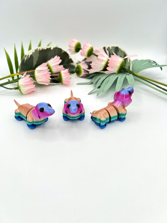 3D Mini Wiener Dog (Dachshund)