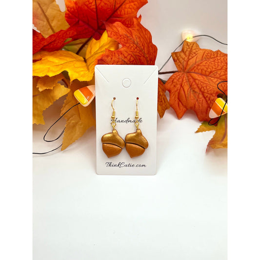 Acorn Earrings (Polymer Clay)