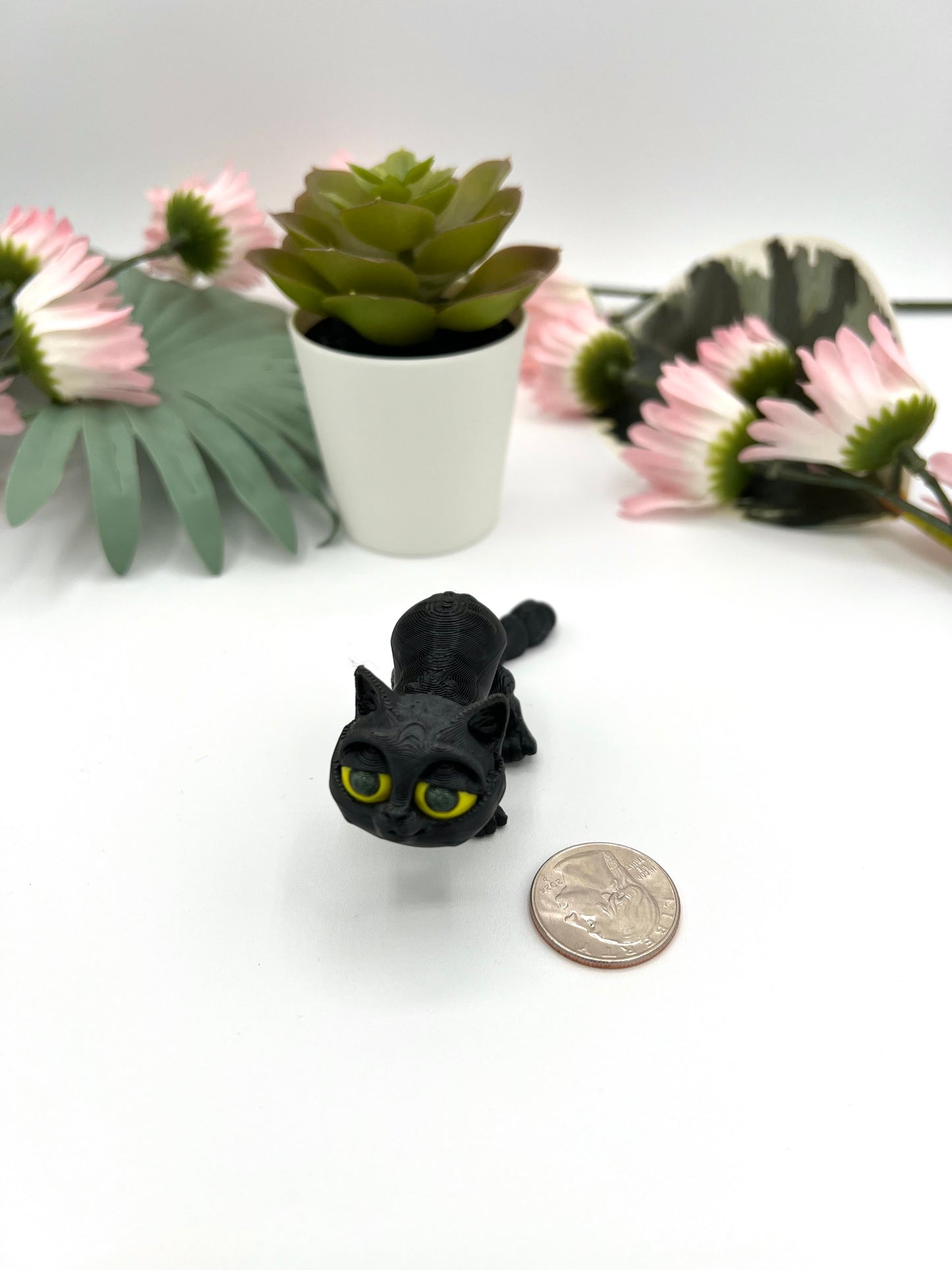 Mini 3D Black Cat