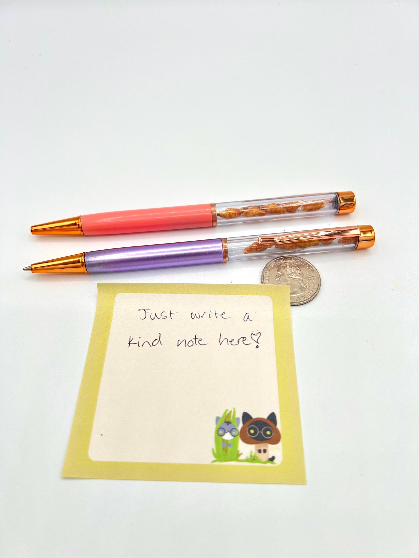 Handmade micro croissant pens