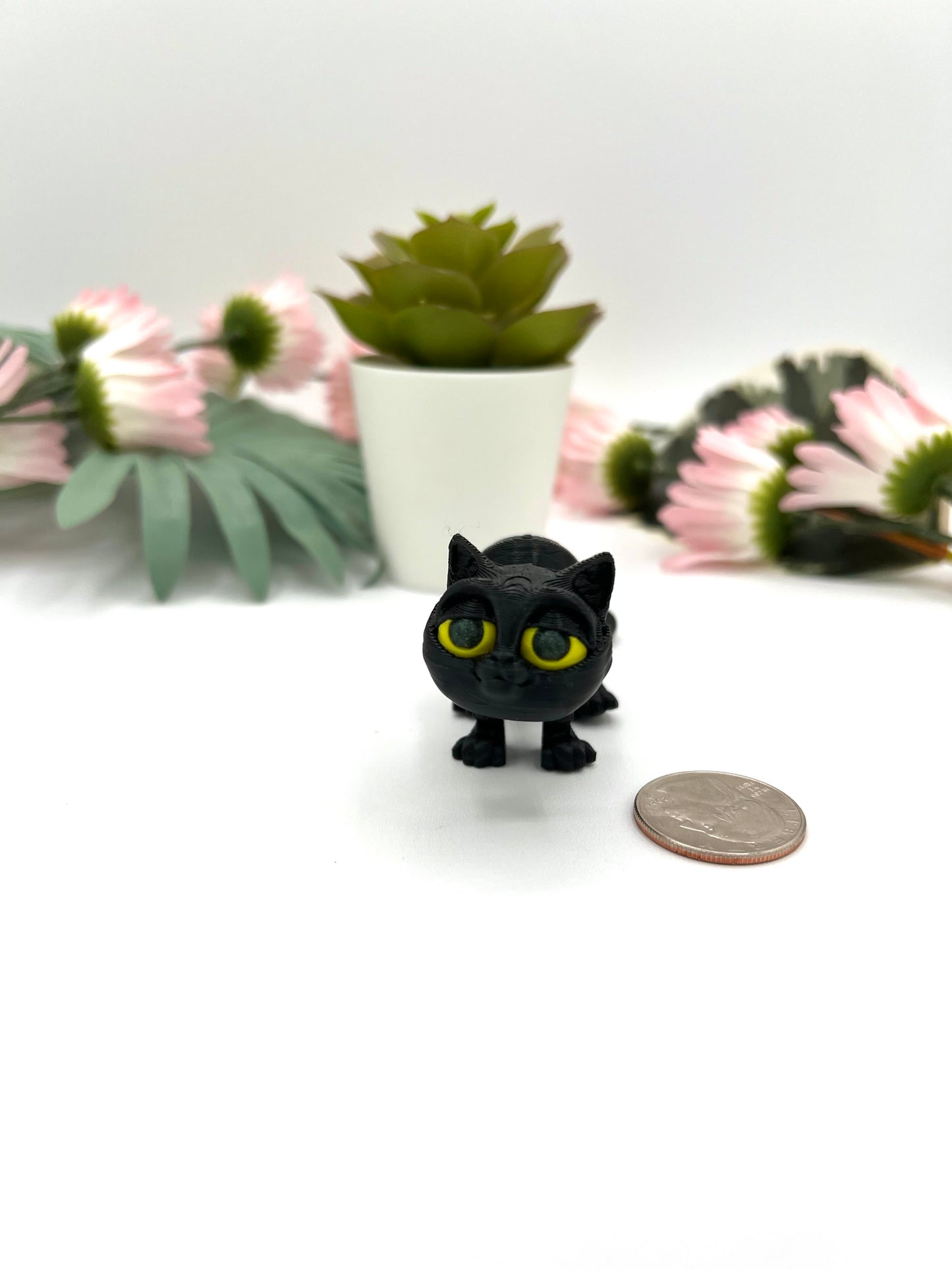 Mini 3D Black Cat