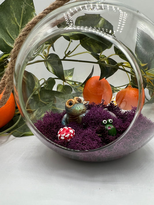 Handmade Miniature Dragon Terrarium