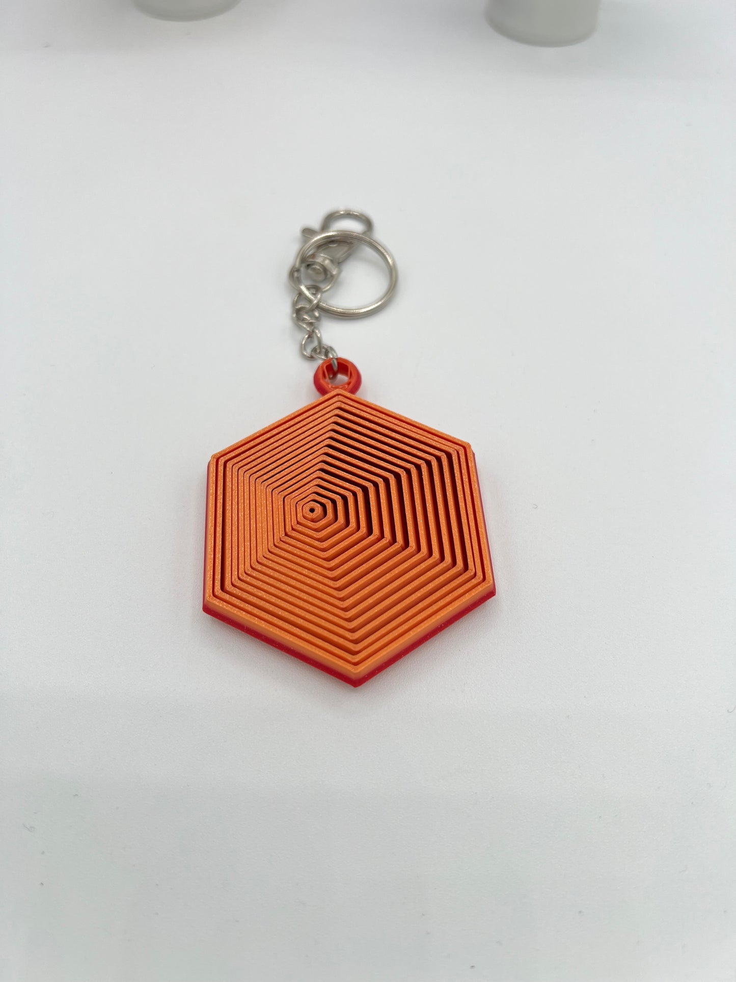 3D Customer Hexagon Fidget Keychain