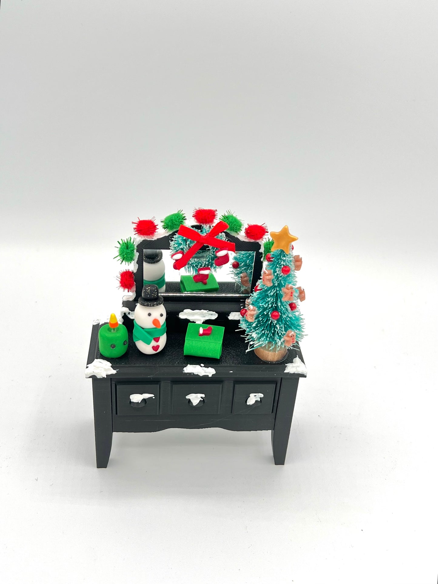 Miniature Christmas Dresser
