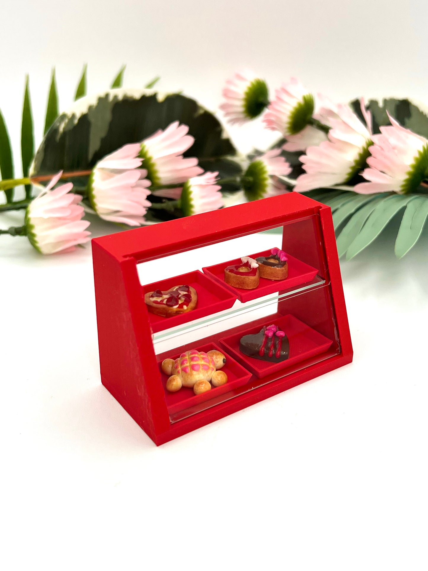 Miniature Red Heart Valentine Pastry Case