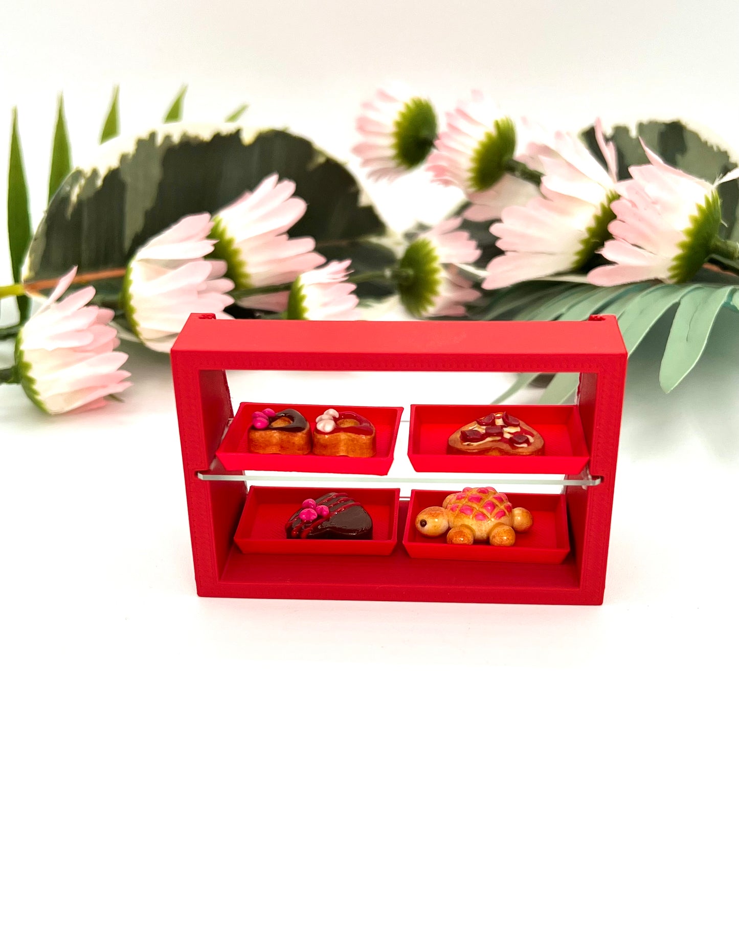 Miniature Red Heart Valentine Pastry Case
