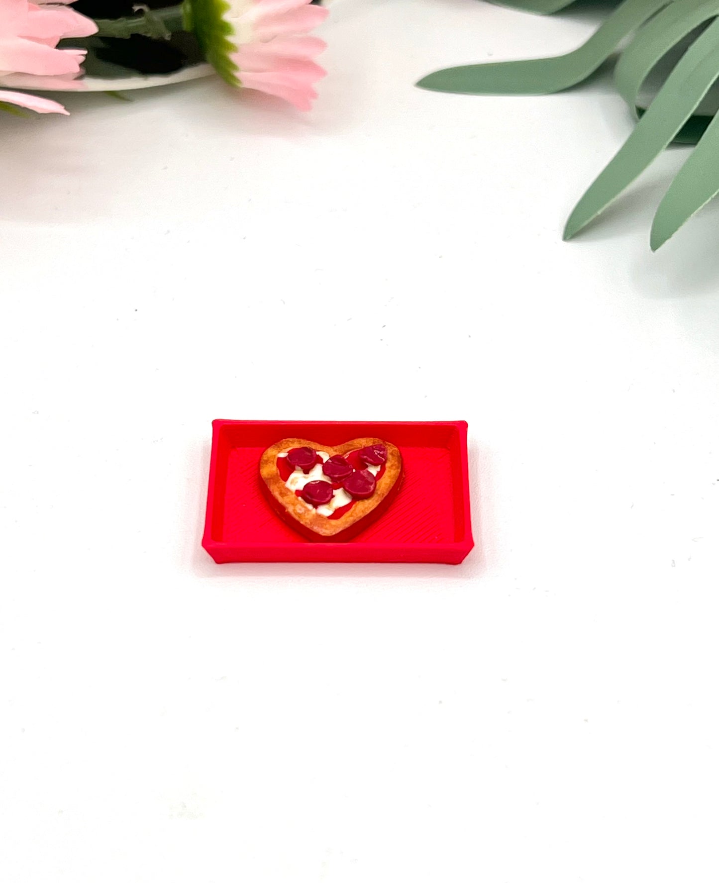 Handmade Miniature Heart Pizza