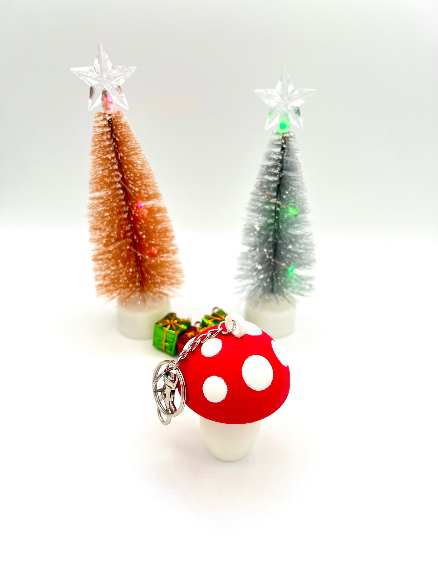 3D Mushroom Clicker Keychain