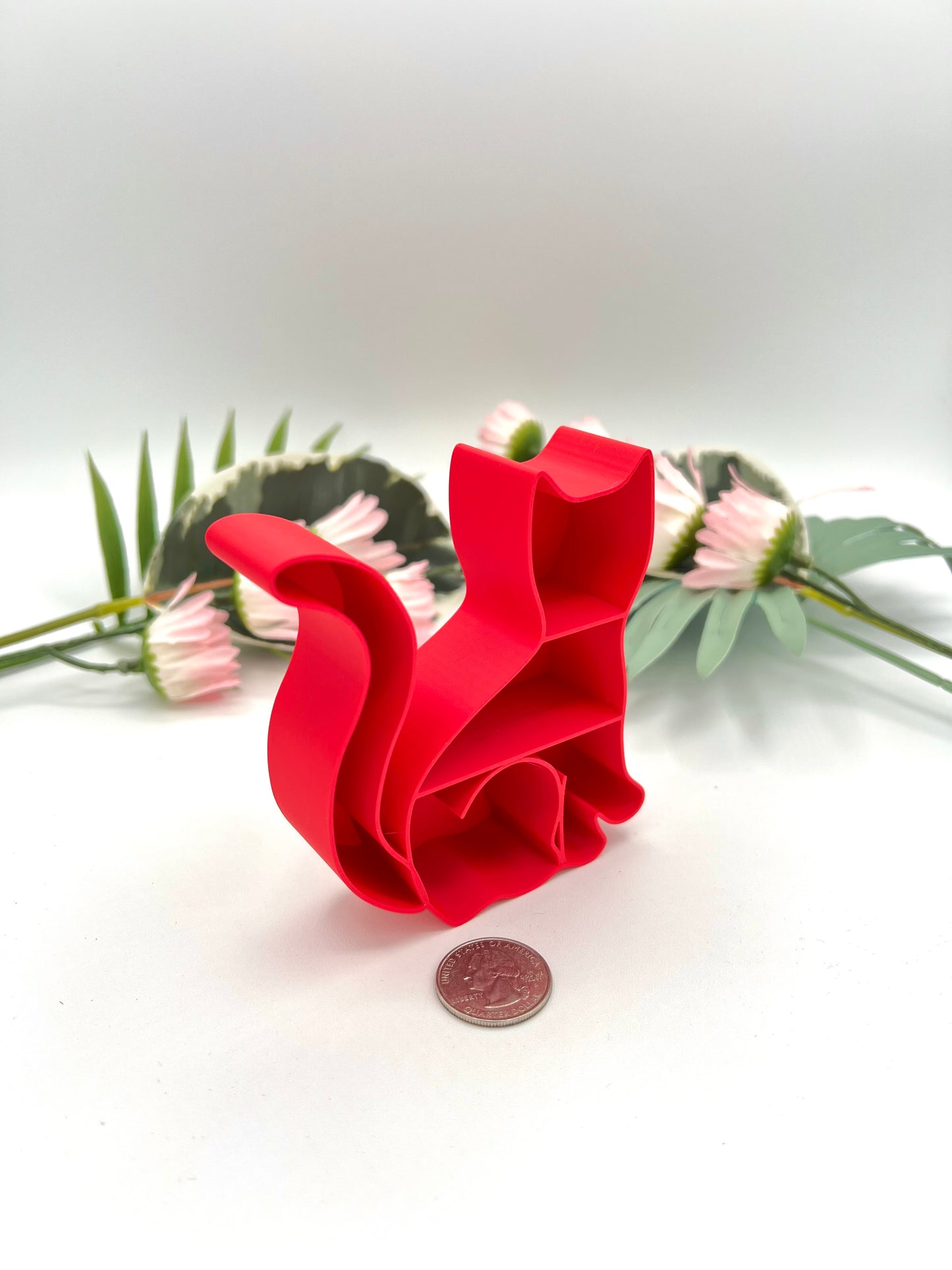 3D Miniature Cat Shelf (Valentine Red)